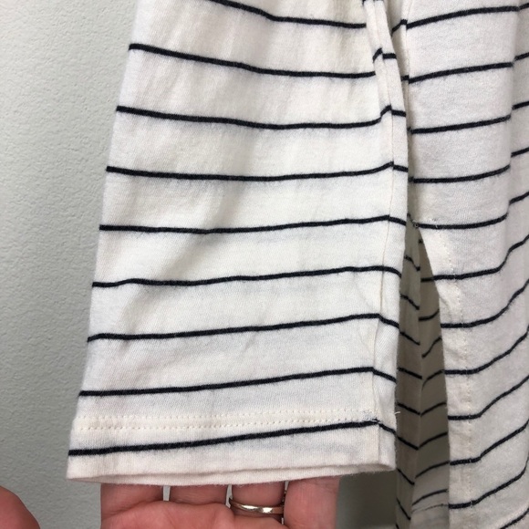 B.P.- Striped top with side slits casual wear top - Picture 4 of 9